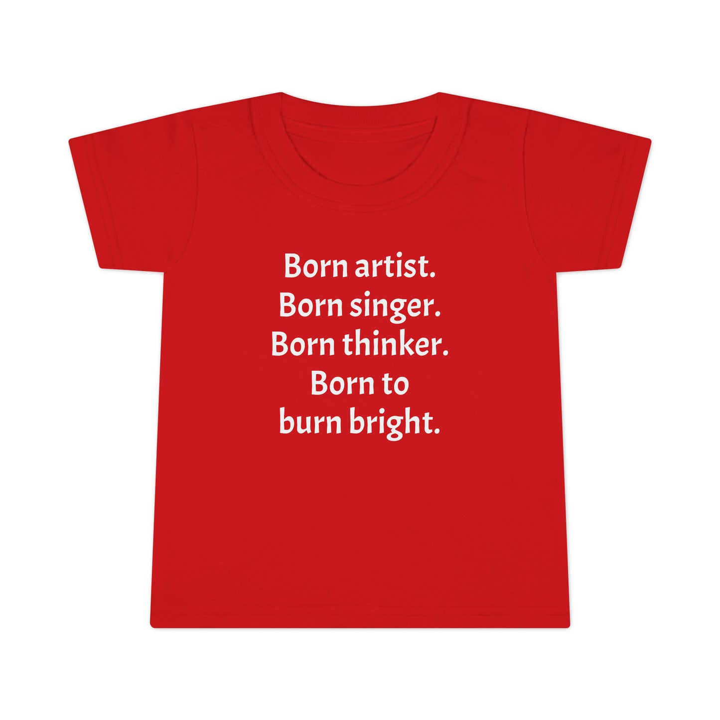 Toddler "Born Artist" T-shirt